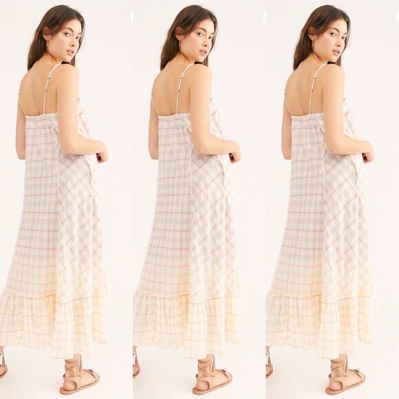 FREE PEOPLE Plaid City Maxi Top - Picture 5 of 6